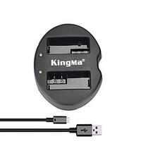 KingMa Dual Slot USB Battery Charger for Canon LP-E8 Battery for EOS 550D 600D 650D 700D Camera