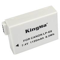 KingMa LP-E8 LP E8 LPE8 Camera Battery For Canon EOS 550D 600D 650D 700D kiss X4 X5 X6i X7i Rebel T2i T3i T4i T5i