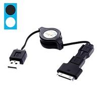 kinston 3 in 1 retraceable usb cable for nokiaiphone 3gs44sipad 23sams ...