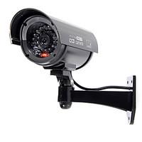 KingNEO 1pc Outdoor Dummy Camera Simulated Security Surveillance camera black