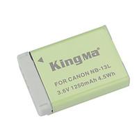 kingma nb 13l replacement 36v 1250mah li ion battery for canon powersh ...