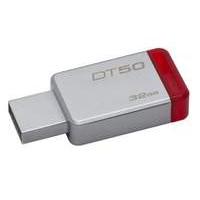 Kingston Technology Datatraveler 50 32gb 32gb Usb 3.0 (3.1 Gen 1) Type-a Redsilver Usb Flash Drive