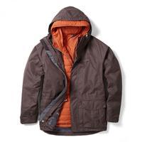 kiwi 3 in 1 compresslite jacket umber brown orange