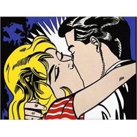 Kiss, 1962 (detail) By Roy Lichtenstein