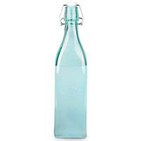 Kilner Clip Top Bottle Blue 1ltr (Case of 12)