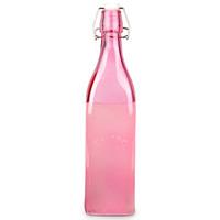 Kilner Clip Top Bottle Pink 1ltr (Single)