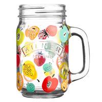 kilner handled drinking jar fruit cocktail 14oz 400ml single