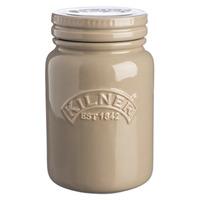 kilner ceramic storage jars pebble grey 06ltr case of 6