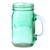 Kilner Green Handled Drinking Jar 14oz / 400ml (Single)