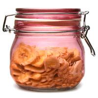 Kilner Round Clip Top Jar Pink 0.5ltr (Case of 12)