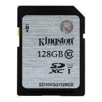 Kingston (128mb) Sdxc Flash Card Class 10 Uhs-1 45mb/s Read