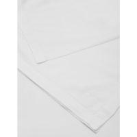 Kitchen Home Clean Crisp White Hemstitch Detail Dining Table Cloth 130x180cms - White