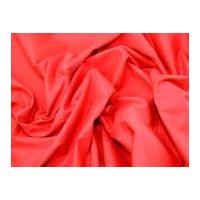 Kingston Plain Stretch Cotton Dress Fabric Ruby Red