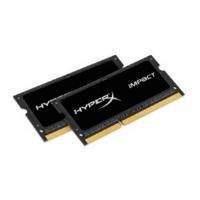 Kingston HyperX Impact 16GB (2x8GB) Memory Kit 1600MHz DDR3L CL9 SODIMM Non-ECC Unbuffered 1.35V