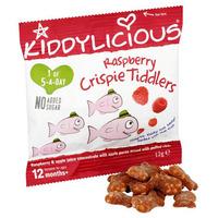 Kiddylicious 12 Month Crispie Tiddlers Raspberry