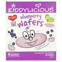 Kiddylicious 6 Month Wafers Blueberry 5 Pack