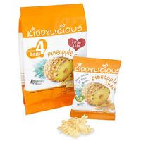 Kiddylicious 12 Month Pineapple Snacks 4 Pack