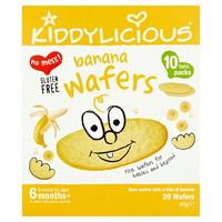 Kiddylicious 6 Month Wafers Banana 5 Pack