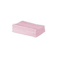 kiddies kingdom deluxe 6 pack muslin squares light pink