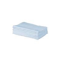 kiddies kingdom deluxe 6 pack muslin squares light blue