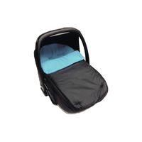 kiddies kingdom deluxe showerproof carseat footmuff light blue