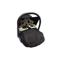 kiddies kingdom deluxe showerproof carseat footmuff cow