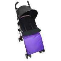 kiddies kingdom deluxe showerproof pushchair footmuff purple