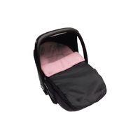 kiddies kingdom deluxe showerproof carseat footmuff light pink