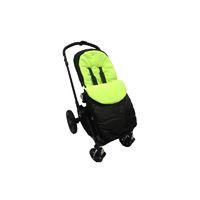 kiddies kingdom deluxe showerproof pushchair footmuff lime green