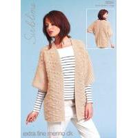 Kimono Jacket in Sublime Extra Fine Merino Wool DK (6094)