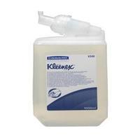 kimcare 1 litre luxury foam anti bacterial hand cleanser clear pack of