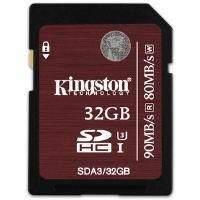 Kingston (32GB) SDHC/SDXC UHS-I Speed Flash Card (Class 3)