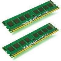 kingston valueram 8gb 2x4gb ddr3 1333mhz non ecc 240pin dimm memory mo ...