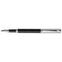 Kingsley Balmoral Black and Chrome Fountain Pen