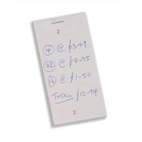 kitchen pad 65 x 125mm note pad 1 x pack of 50 with numbered