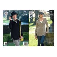 King Cole Ladies Cardigan & Sweater New Magnum Knitting Pattern 4275 Chunky