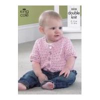 King Cole Baby Cardigans & Waistcoat Cottonsoft Knitting Pattern 3510 DK