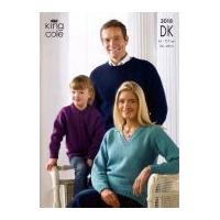 king cole family sweater cardigan merino knitting pattern 3018 dk