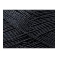 king cole giza cotton knitting yarn 4 ply 2201 black