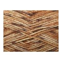 King Cole Fashion Combo Knitting Yarn Aran 2330 Hint of Brown