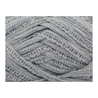 king cole krystal glamour scarf knitting yarn 457 silver