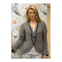 King Cole Ladies Cardigan & Bolero Baby Alpaca Knitting Pattern 3201 DK