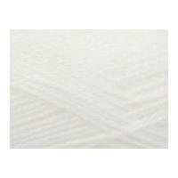 King Cole Big Value Baby Knitting Yarn 4 Ply 1 White