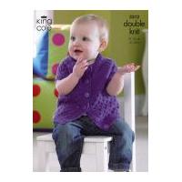 king cole baby cardigans cottonsoft knitting pattern 3512 dk