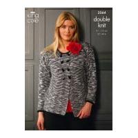 King Cole Ladies Cardigans Shades Knitting Pattern 3564 DK