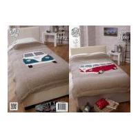 king cole home camper van bed throws big value knitting pattern 4323 s ...