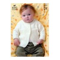King Cole Baby Jackets & Sweater Merino Knitting Pattern 2777 DK