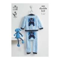 king cole baby picture sweater leggings comfort knitting pattern 3802  ...