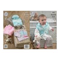 king cole baby cardigan waistcoats melody knitting pattern 4209 dk