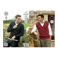 king cole mens sweater slipover panache knitting pattern 4272 dk